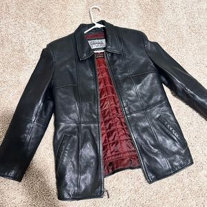 Genuine leather vintage 90s street wear